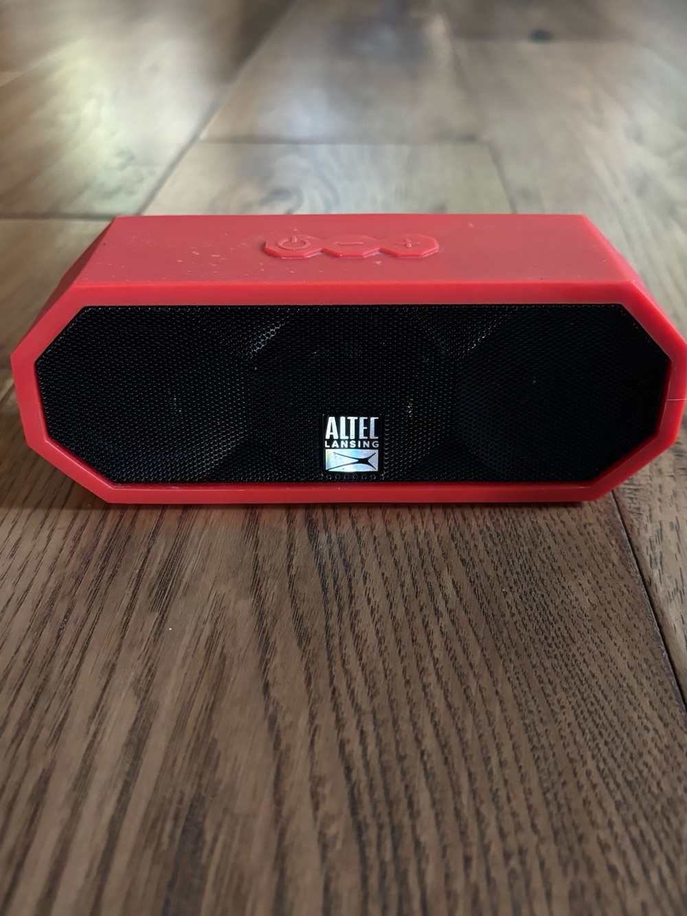 Altec Lansing Red Portable Bluetooth Speaker — Bold Sound, Travel Ready